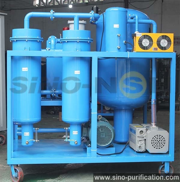 With Oil Tester 34kw Explosion-Proof Degassing Vacuum Turbine Oil Purifier