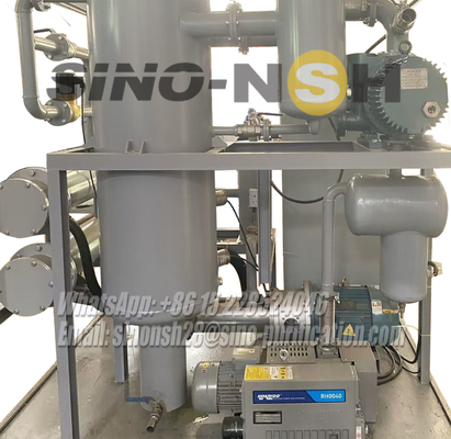 1 μm Fineness Vacuum Transformer Oil Purifier 12000 LPH Water Removal