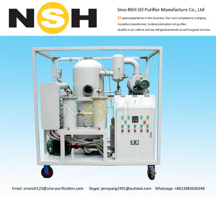 Insulating Oil Purifier Vacuum Transformer System 600-18000LPH Flow Rate Dehydration Degassing