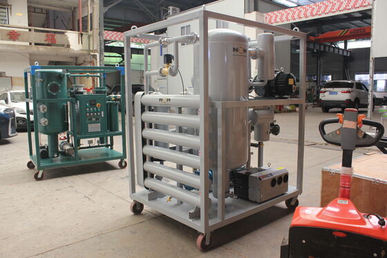 Double Stage Vacuum Transformer Oil Purifier Dehydration Degassing Impurity Removal 6000L/H 100 C