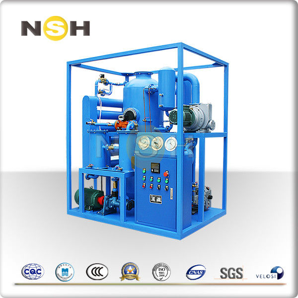 Roots Vacuum Transformer Oil Purifier Four-Wheel Fixing Type Dehydration Degassing System