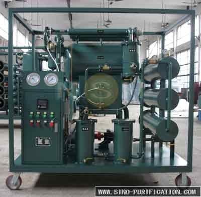 Movable Vacuum Dielectric Insulation Oil Purifier 6000LPH Transformer Fluid Treatment System
