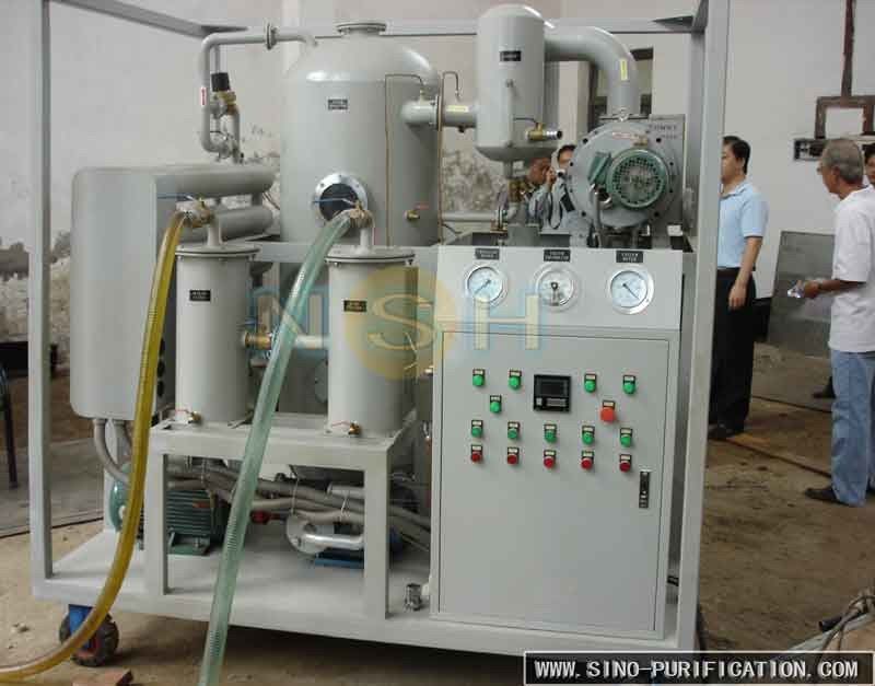 Custom Degassing 132kW Insulation Oil Vacuum Purification Systems Transformer Fluid Treatment