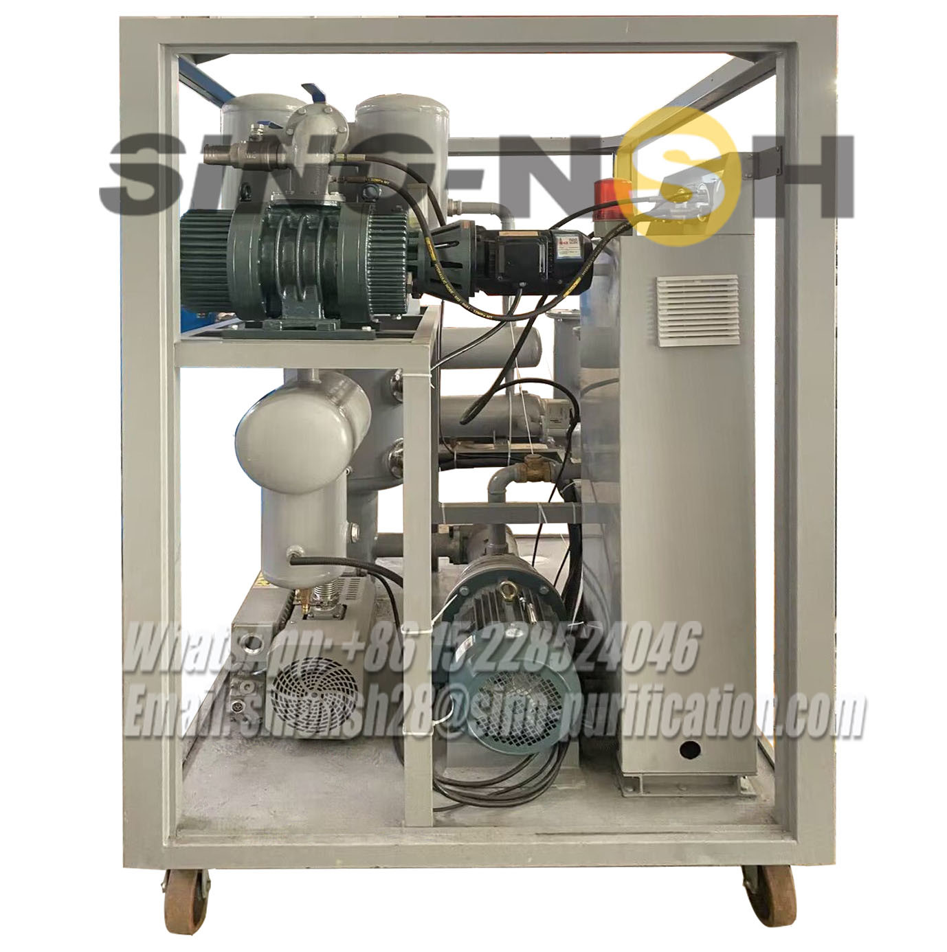 1 μm Fineness Vacuum Transformer Oil Purifier 12000 LPH Water Removal