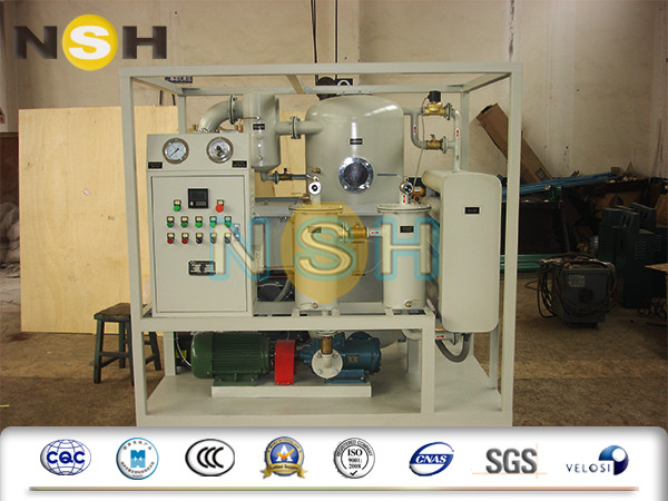 Double-Stage High-Vacuum Insulation Oil Purifier Machine 380V Three-Phase Industrial Transformer System