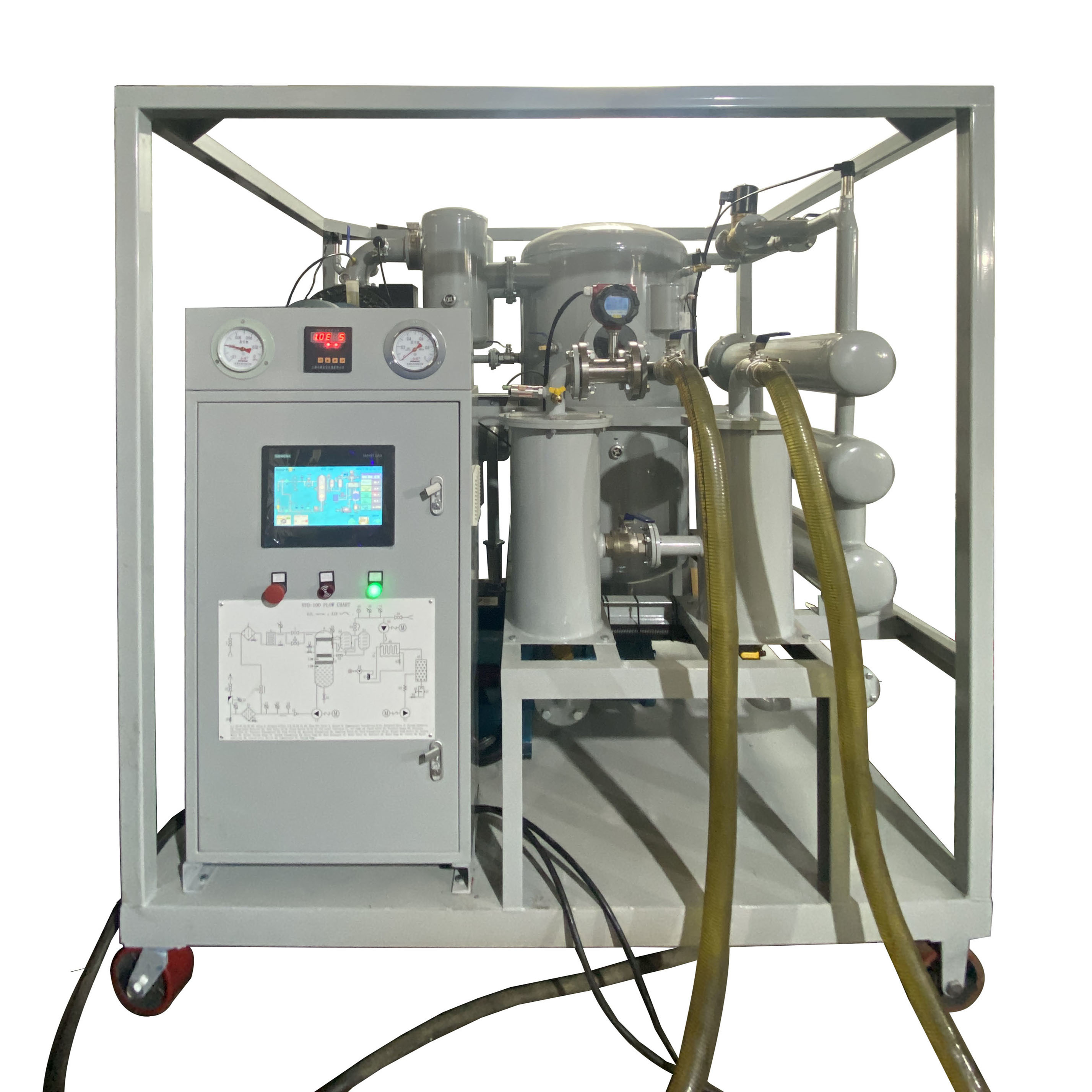 Fully Automatic Transformer Oil Purifier With Touch Screen 1800 To 18000 Liter Per Hour