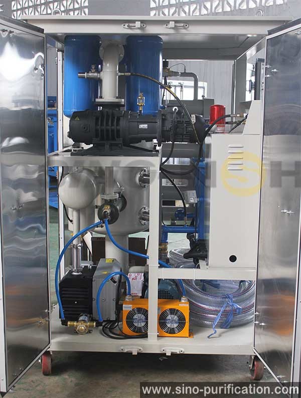 Mobile Trailer Transformer Insulating Oil Purifier 18000LPH Vacuum Dehydration Degassing System