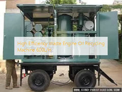 Wysokowydajna maszyna do recyklingu zużytego oleju silnikowego 600L/H