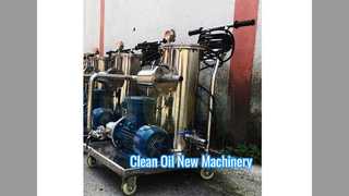 Przenośny oczyszczacz oleju Olej hydrauliczny ze stali nierdzewnej